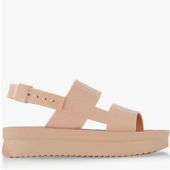 Slingback Platform Sandals - Nude sz 8 - Picture 9 of 10